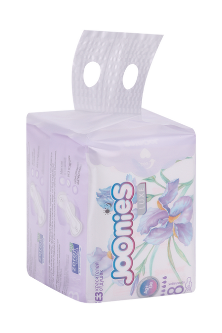 Прокладки Joonies Luxe однораз ночные жен, 16 шт, (8+8)