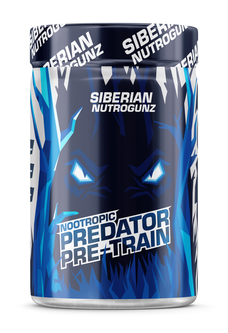 SIBERIAN NUTROGUNZ Предтрен «PRE-TRAIN NOOTROPIC», Вкус «Ананас», 0,225 кг (Сухая смесь)