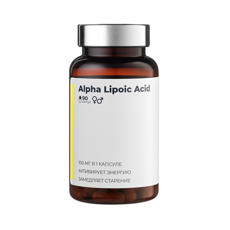 БАД Альфа-липоевая кислота,SOLOWAYS, 90 капс.