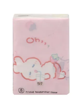 Салфетки бумажные Кролики (3-х слойные, цветные) (210х210) (8шт) (12-SENWEN-PP8008)