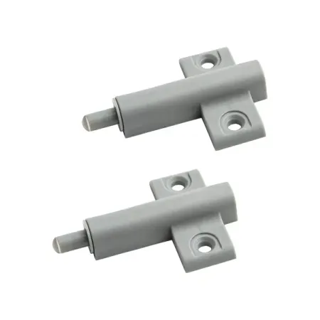 Демпфер разборный 80x80 мм, пластик, цвет серый, 2 шт. гидравлический демпфер для мусорных баков 4 шт