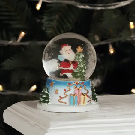 Новогоднее украшение Новый год 791944 6x5 см красно-голубой