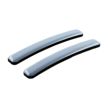 Накладка на мебельные ножки самоклеящиеся KONSENSA 15x100 мм прямоугольные тефлон цвет серый 2 шт.