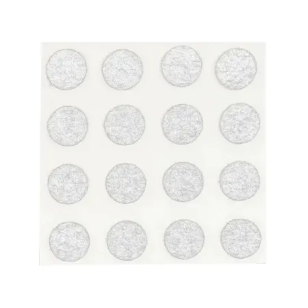 Накладка на мебельные ножки KONSENSA 16 мм круглые фетр цвет белый 16 шт.