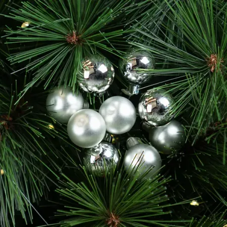 Украшение декоративное KREAFORTA Шары 2 см серый 10 шт.