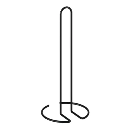 Держатель для кухонных бумажных полотенец KONSENSA 30 см сталь цвет черный кухонных полотенец из микрофибры bear family 9 шт