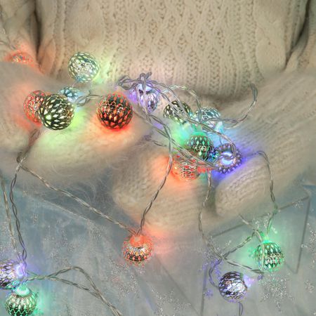 Уличная Электрогирлянда новогодняя Reason 52Led со стартовым шнуром и пультом ДУ