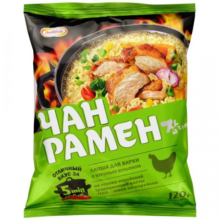 Лапша Доширак Чан Рамен с куриным бульоном, 120 г