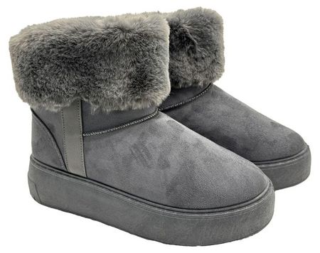 Полусапоги женские LAADE серые, р. 36-41