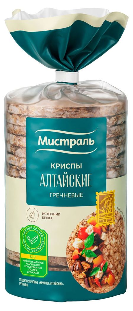 Криспы гречневые Мистраль Алтайские, 150 г