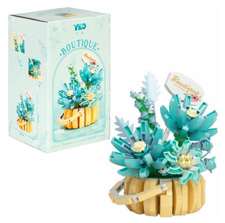 Конструктор 1TOY Blockformers Голубые цветы