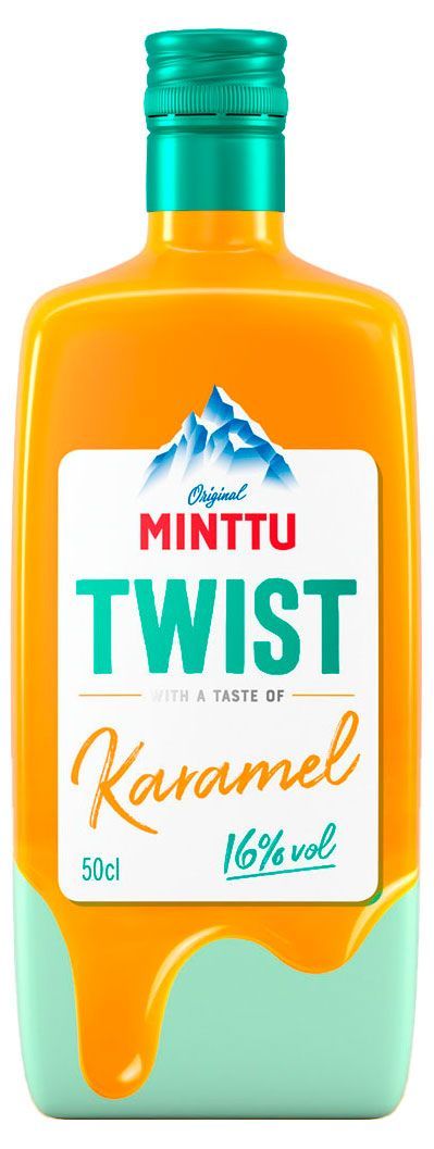 Ликер Minttu Мята и Карамель Финляндия, 0,5 л