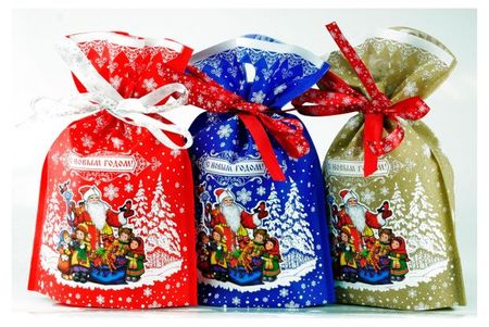 Подарок новогодний сладкий Мосупак С Новым годом! 780 г, 1 шт в ассортименте