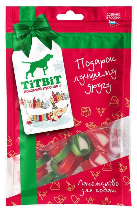 Лакомство для собак TiTBiT Жевательные дольки, 80 г