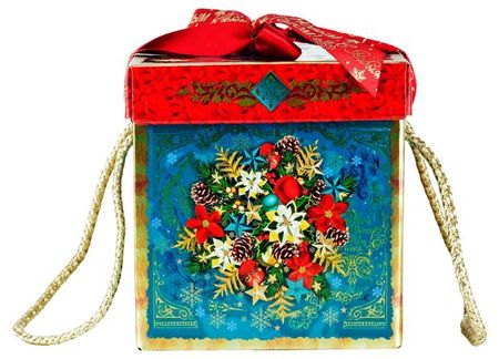 Подарок новогодний сладкий Мосупак Сказочный букет, 980 г