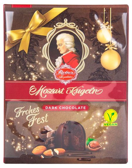 Конфеты шоколадные Reber Mozart Kugeln Новый Год, 120 г