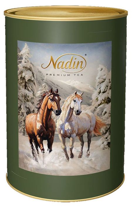 Чай черный Nadin Символ года с ароматом клубники и маракуйи, 50 г