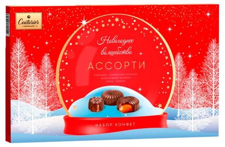 Конфеты шоколадные Couturier Новогоднее волшебство Ассорти, 250 г