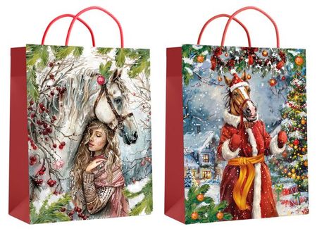 Пакет подарочный Centrum Символ года, 11х14х6 см 1 шт в ассортименте