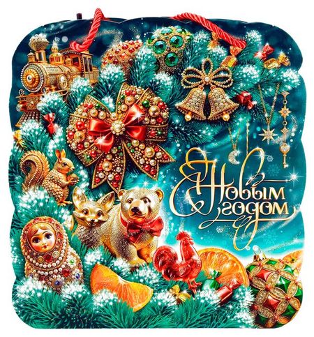 Подарок новогодний сладкий Мосупак Сумочка МалаХит, 1,064 кг