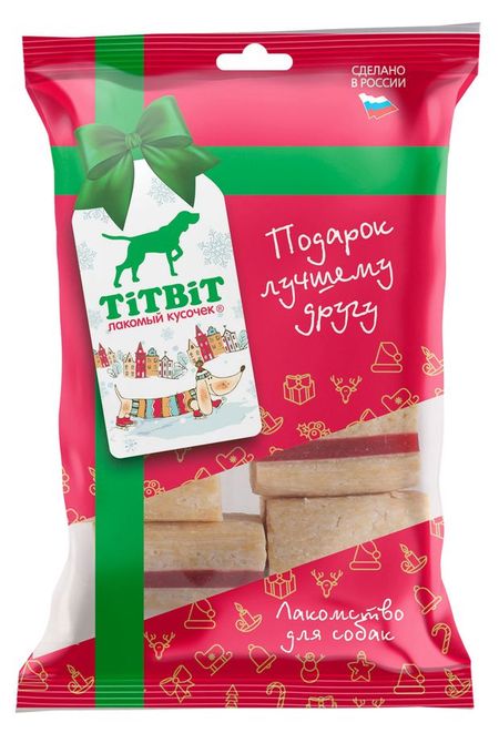 Лакомство для собак TiTBiT Сэндвичи жевательные, 160 г