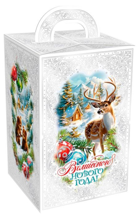 Подарок новогодний сладкий Сормово Мечта 1,990 кг, 1 шт в ассортименте