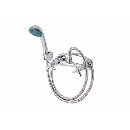 Смеситель для душа без излива Профсан 109 хром с лейкой двухвентильный (109-К89)