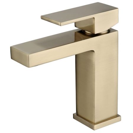 Смеситель для раковины Abber Daheim золото однорычажный (AF8210G)