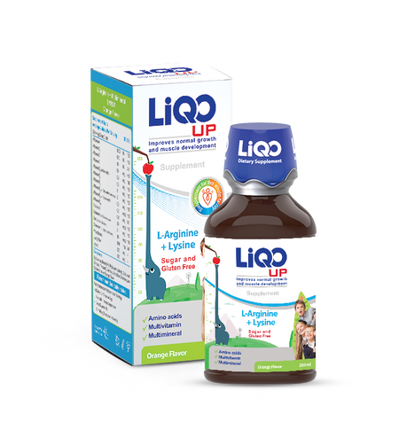 LiQO UP L-аргинин + Лизин сироп, 250 мл