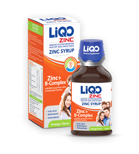 LiQO ZINC, Цинк + B комплекс, сироп 250 мл