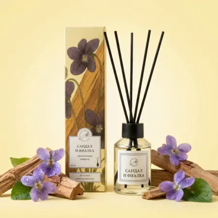Ароматический диффузор Aroma Harmony Сандал и фиалка 60 мл диффузор ароматический aroma harmony 50 ml peony