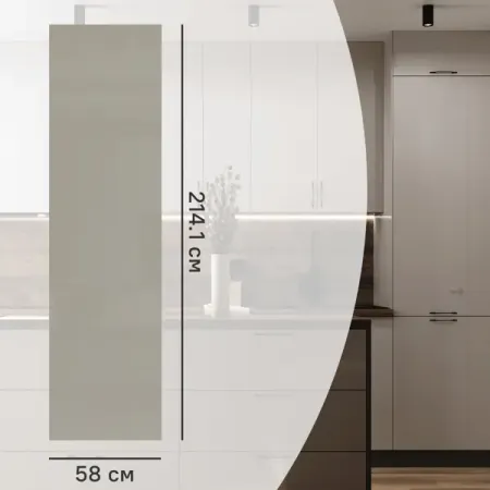 Фальшпанель для кухонного шкафа Аша 58x214 см KONSENSA ЛДСП цвет бежевый статуэтка девушки кита в скандинавском стиле