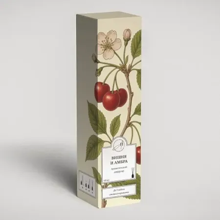 Ароматический диффузор Aroma Harmony Вишня и амбра 60 мл диффузор ароматический cherry pie 50мл гвоздика вино вишня df cp 50