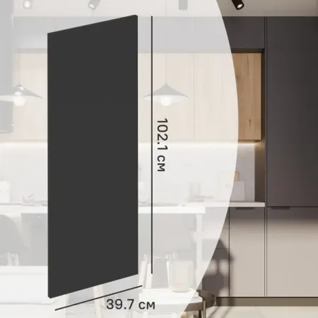 Фасад кухонного шкафа София 39.7x102.1 см KONSENSA ЛДСП цвет серый ручки для шкафов naierdi бронзовый оттенок цинковый сплав 10 шт