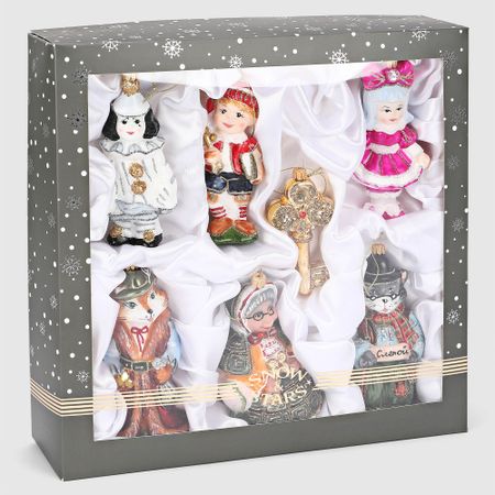 Набор ёлочных игрушек Snow and Stars Буратино 7 шт влад райбер магазин жутких игрушек