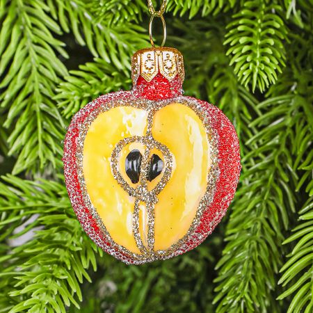 Набор ёлочных игрушек Snow and Stars Красные яблоки 3 шт