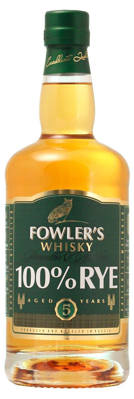 Виски ржаной Fowler's Россия, 0,7 л