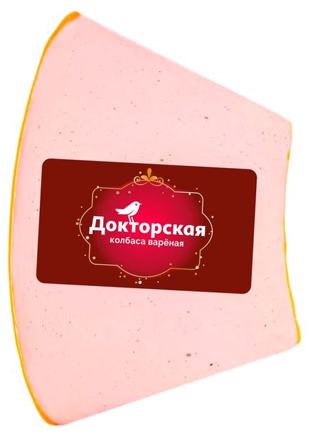 Колбаса вареная АШАН Золотая Птица Докторская ГОСТ, ~ 400 г