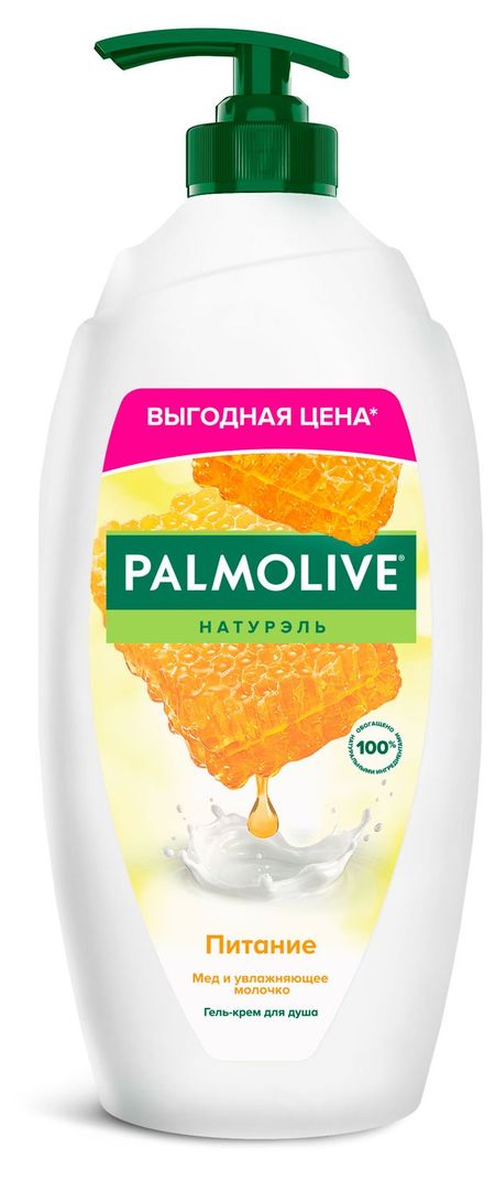 Гель для душа Palmolive Натурэль Питание с увлажняющим молочком, 750 мл