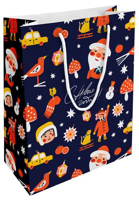 Пакет подарочный Be Smart бумажный N5, 25х32 см 1 шт в ассортименте