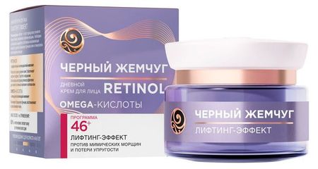 Крем для лица дневной Черный Жемчуг омега кислоты 46+, 50 мл
