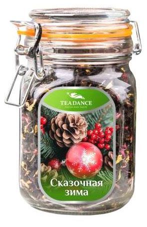 Чай зеленый Teadance Сказочная зима с добавлением натуральных ягод и цветов, 130 г