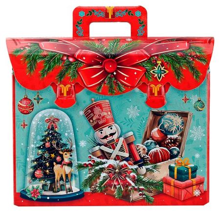 Подарок новогодний сладкий Мосупак Сундук Скоро бал, 1,172 кг