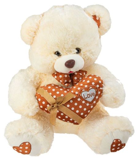 Игрушка мягкая Плюшевая Мафия Мишка с сердцем, 55 см