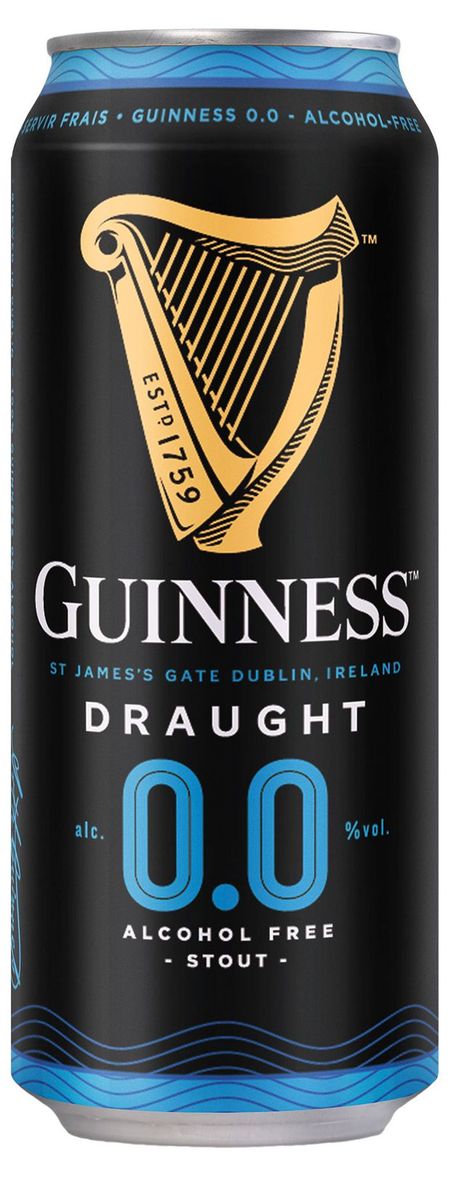 Напиток пивной Guinness Draught безалкогольный, 0,44 л