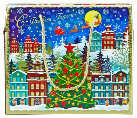 Подарок новогодний сладкий Мосупак Елочка зажгись, 980 г