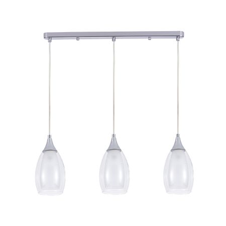 Светильник подвесной Arte Lamp Barry E14 120 Вт 3 кв.м хром IP20 (A7951SP-3CC)