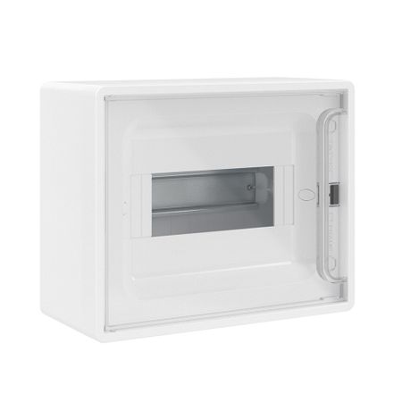 Щит распределительный навесной DKC Frame ЩРН-П пластиковый IP40 180,9х224,4х102 мм 8 модулей прозрачная дверь