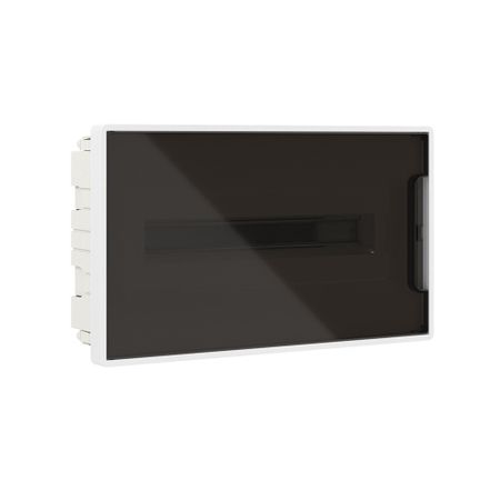 Щит распределительный встраиваемый DKC Frame ЩРВ-П пластиковый IP40 242,4х416,4х100 мм 18 модулей непрозрачная дверь