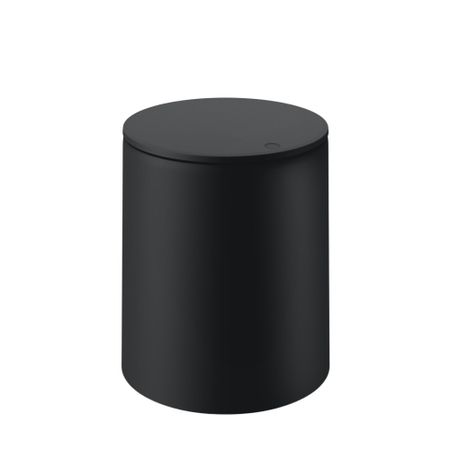 Ведро для мусора Ambient Flux с крышкой 5 л полипропилен черное